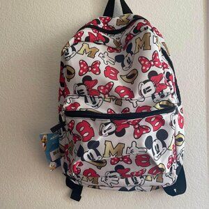 16" Mickey&Minnie Mouse All Over Print Backpack(New/w tags)